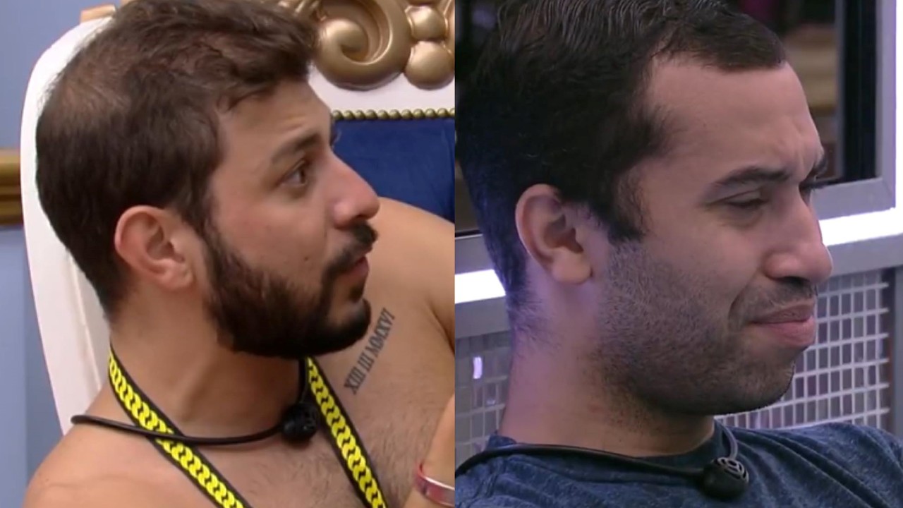 BBB21: Será? Caio analisa situação de Gilberto no jogo e acredita que brother é prioridade em eliminação: “Chance de sair”