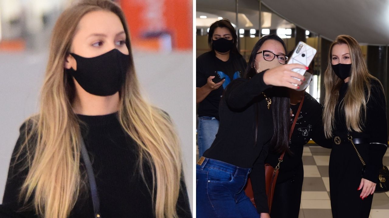 Após o BBB21, Carla Diaz causa alvoroço em aeroporto ao aparecer com look grifado e esbanjando simpatia