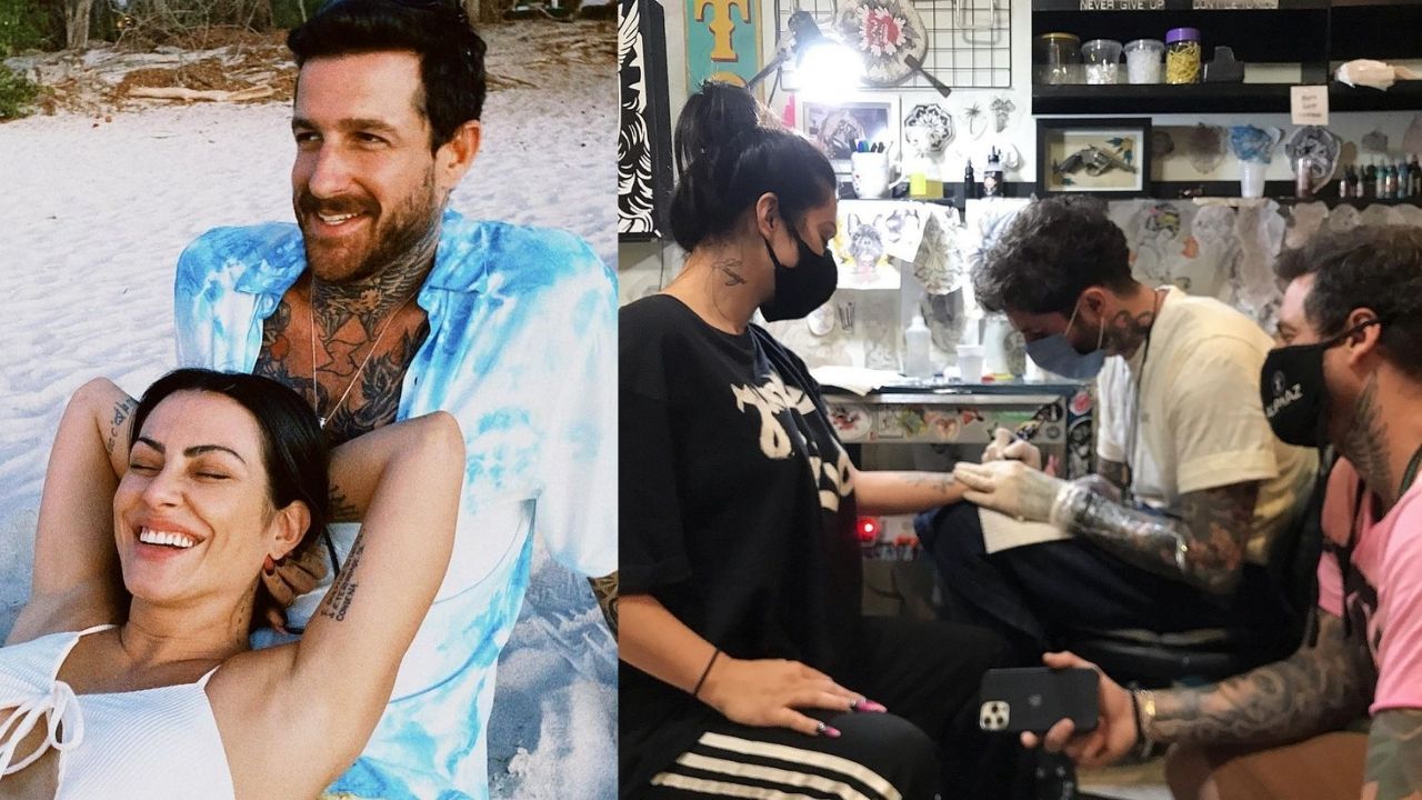 Cleo Pires eterniza amor por namorado na pele e faz tatuagem em homenagem ao companheiro: “Eu e você”