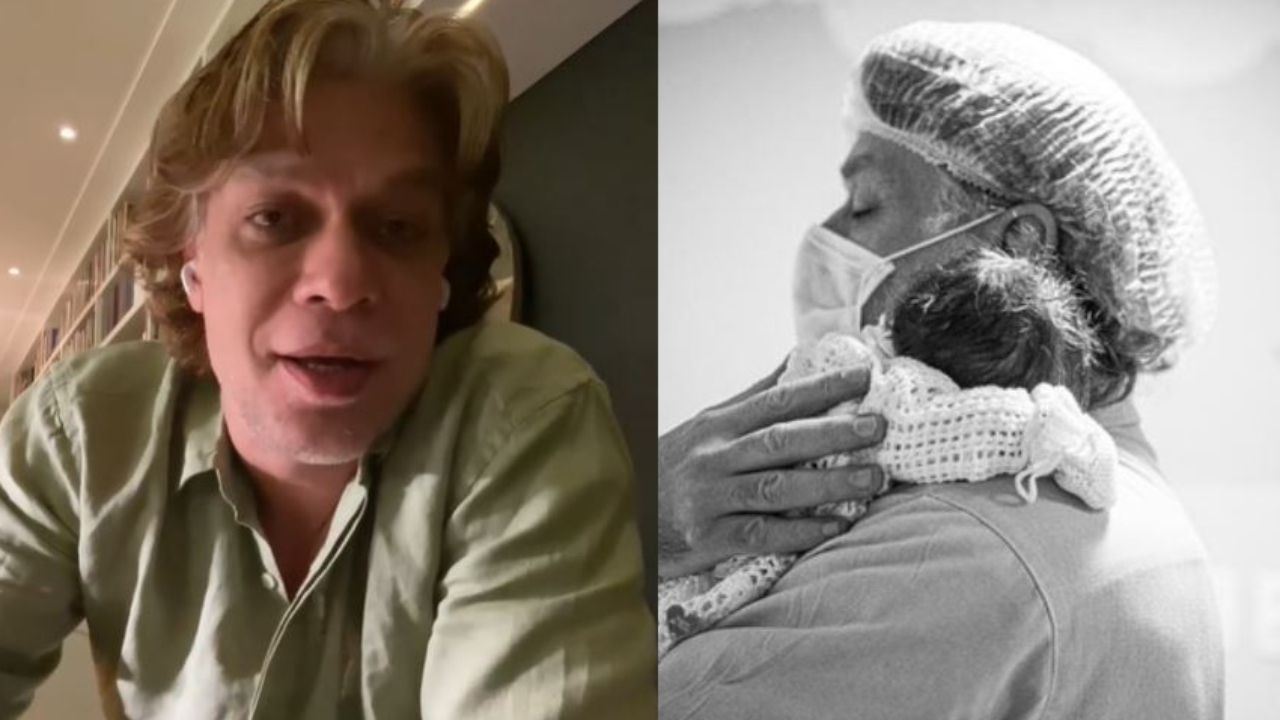 Fábio Assunção fala pela primeira vez após nascimento da filha caçula: “Estou voando aqui”