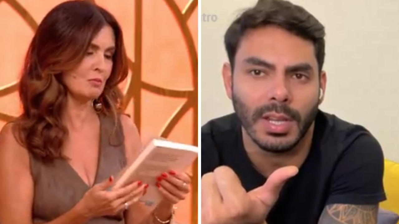 No ‘Encontro’, Fátima Bernardes presenteia Rodolffo com livros que discutem racismo: “Todos nós precisamos refletir”