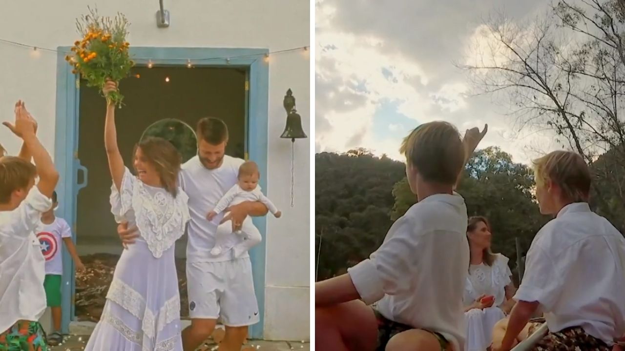 Beleza dos filhos, vestido guardado por 18 anos, emoção: o casamento de Fernanda Lima e Rodrigo Hilbert