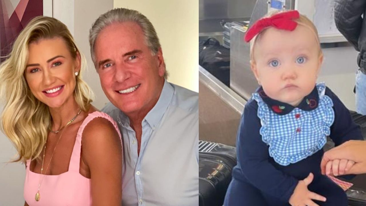 Com apenas 10 meses, filha de Roberto Justus viaja para o México com quatro malas: “De fraldas”