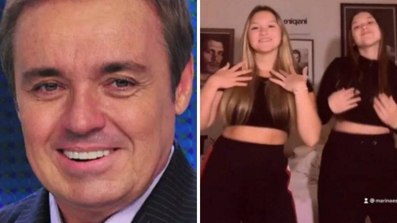 Aos 17 anos, filhas gêmeas de Gugu Liberato surgem dançando funk juntinhas em vídeo nas redes sociais