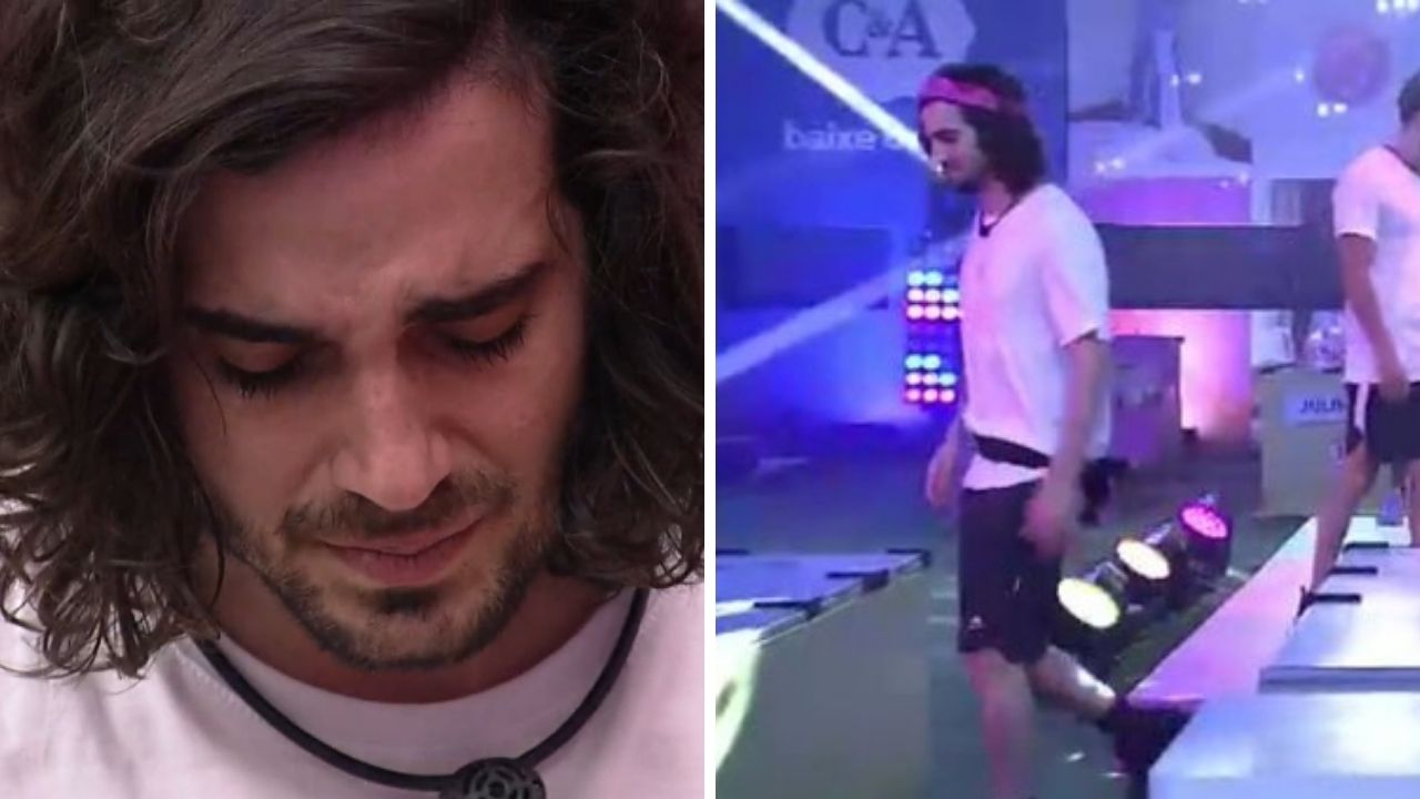 BBB21: Fiuk tem crise de choro após ser desclassificado da prova do líder por motivo besta: “Ninguém avisou”