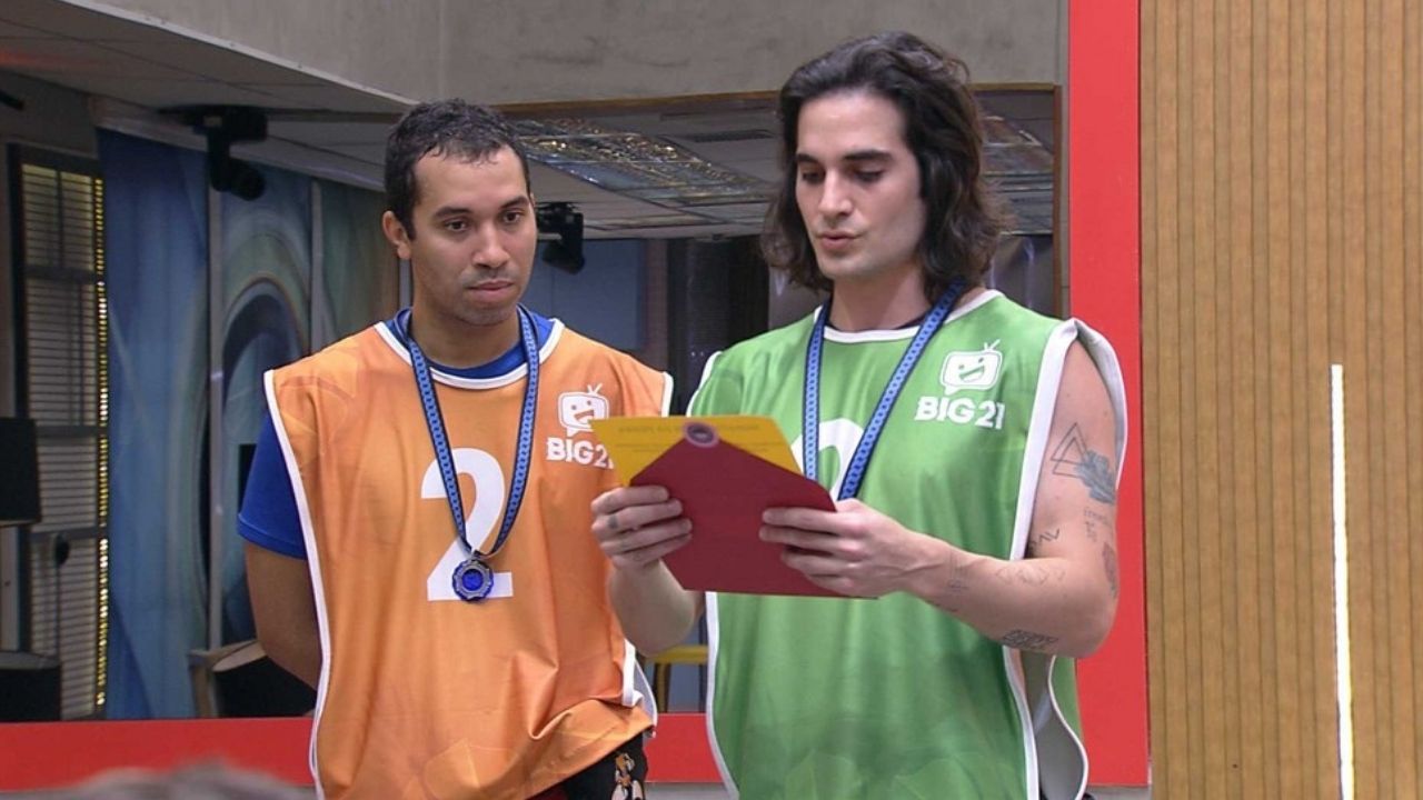 BBB21: Corajosos! Fiuk e Gilberto vencem prova do anjo e se vingam ao distribuir o castigo do monstro