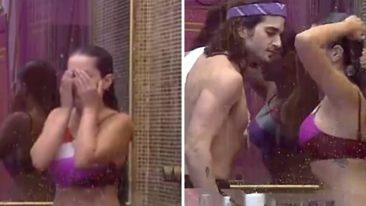 BBB21: Fiuk flerta, entra no banho e protagoniza beijo fake com Juliette: “Tentação!”