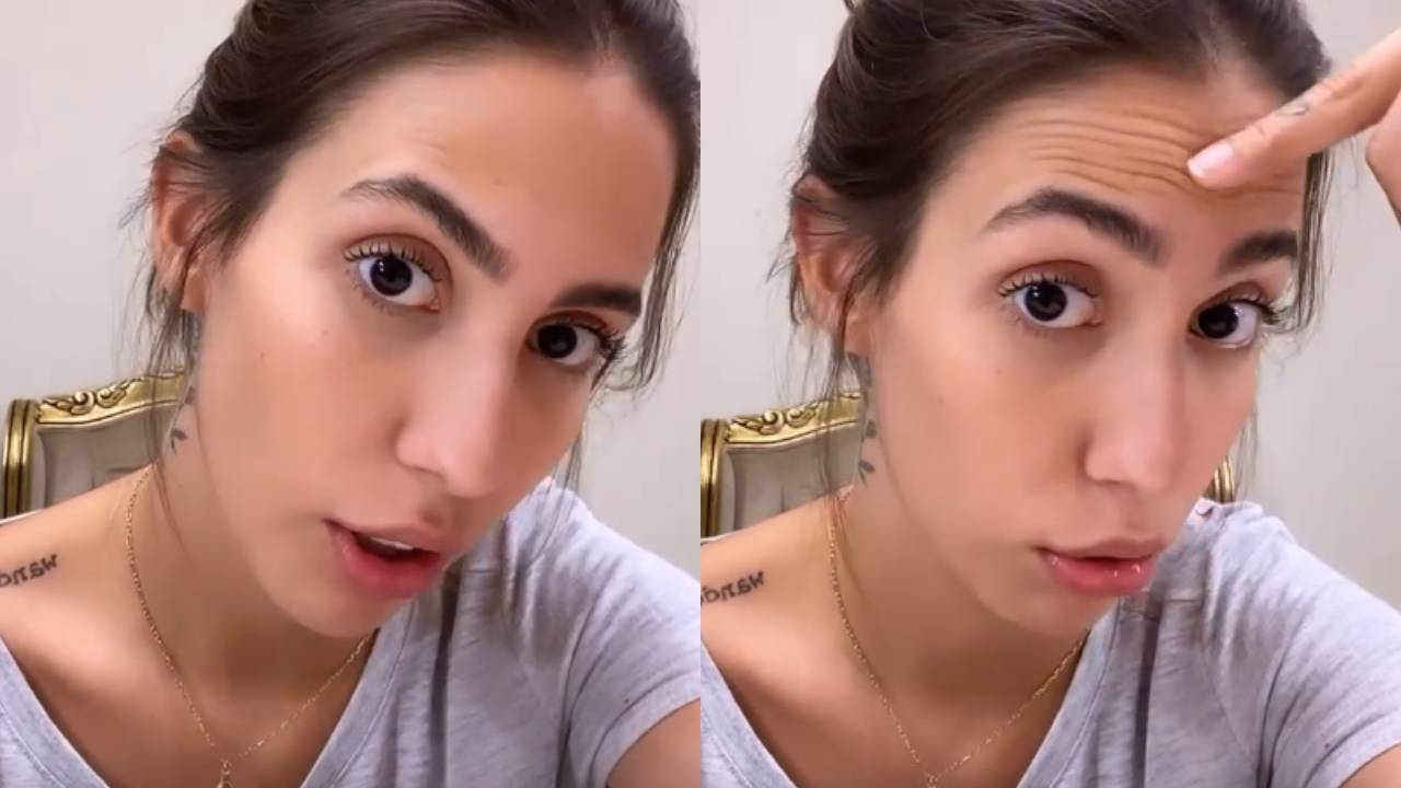Deu ruim! Gabi Brandt revela ter ficado ‘travada’ após aplicação de botox na testa: “Tenho medo”