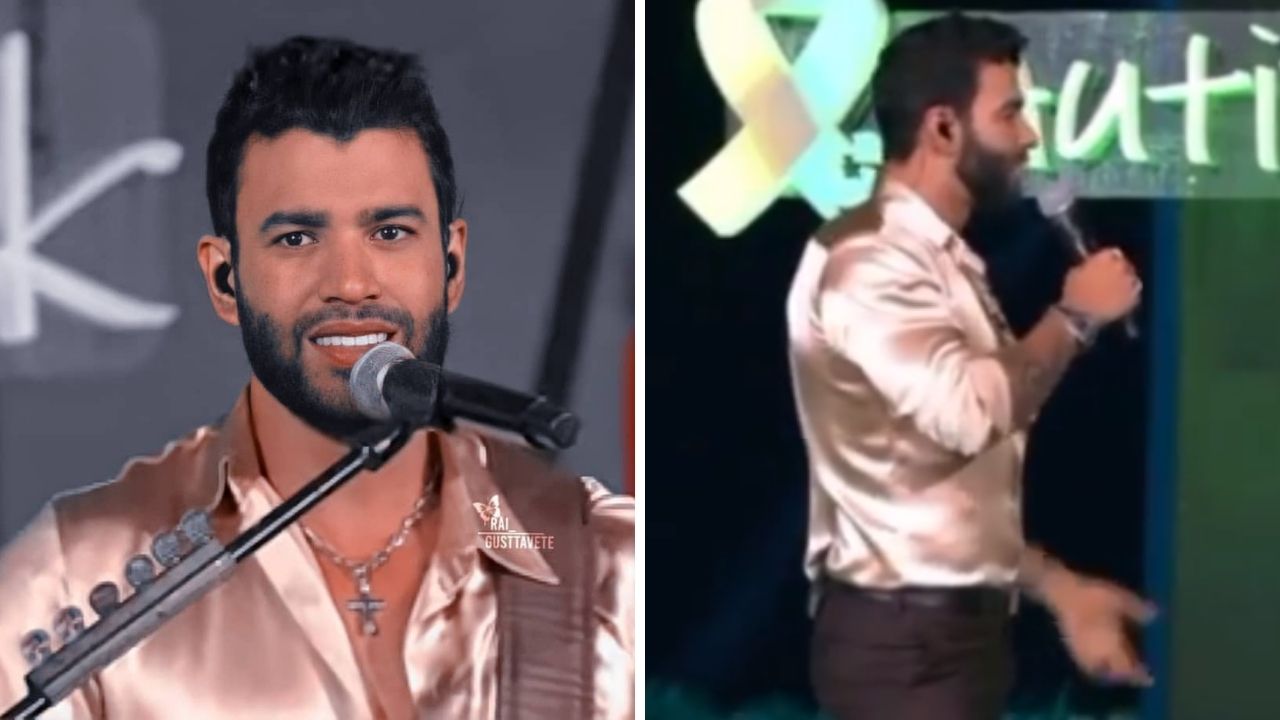Gusttavo Lima se irrita durante transmissão ao vivo, perde a linha e dá bronca no palco: “Toca, filho da put*!”