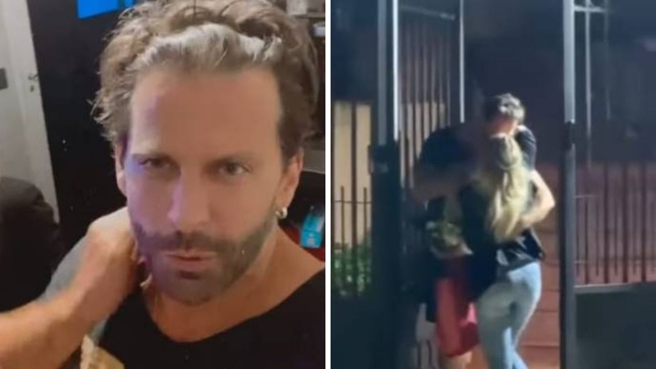 Henri Castelli assume namoro após influenciadora bater em sua porta com flores e presentes: “Você conseguiu”