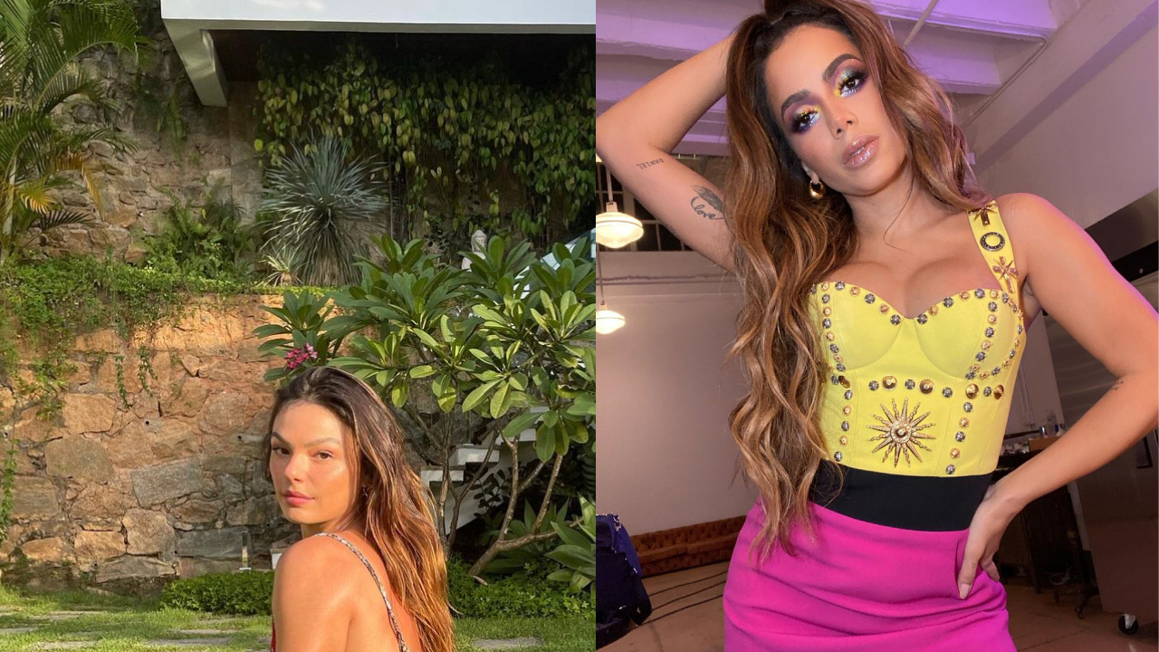 Isis Valverde exibe curvas poderosas em cliques de biquíni e recebe elogio de Anitta: ”A mais linda”
