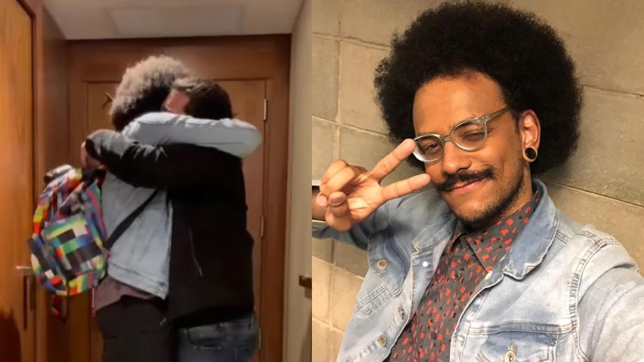 Fora do BBB21, João registra o primeiro e emocionante encontro com namorado: “Que saudade de você”
