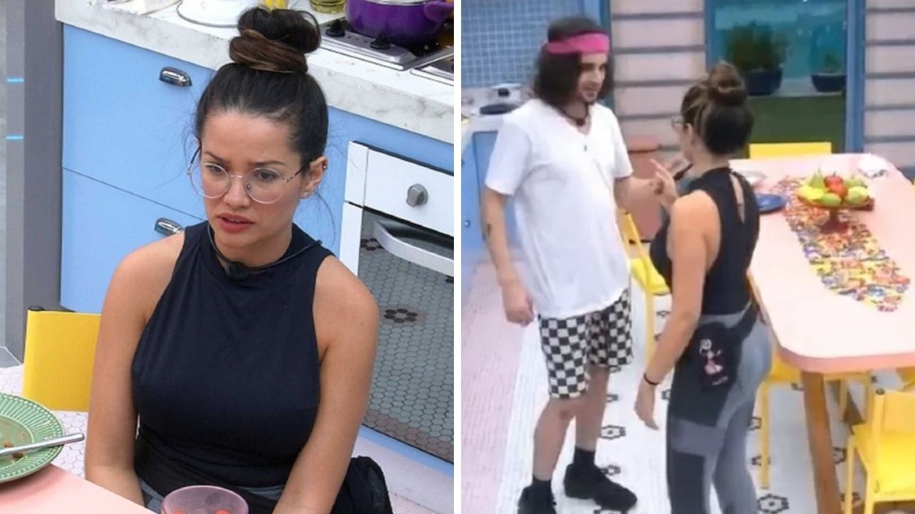 BBB21: Fiuk tenta tirar casquinha de Juliette na cozinha e sister dá um basta nas investidas: “Sai daqui, diabo”