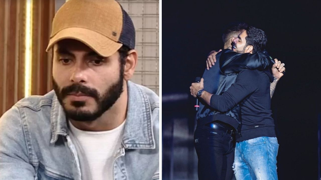 Lucas Lucco publica desabafo e acolhe Rodolffo após eliminação polêmica do BBB21: “Coração bom”