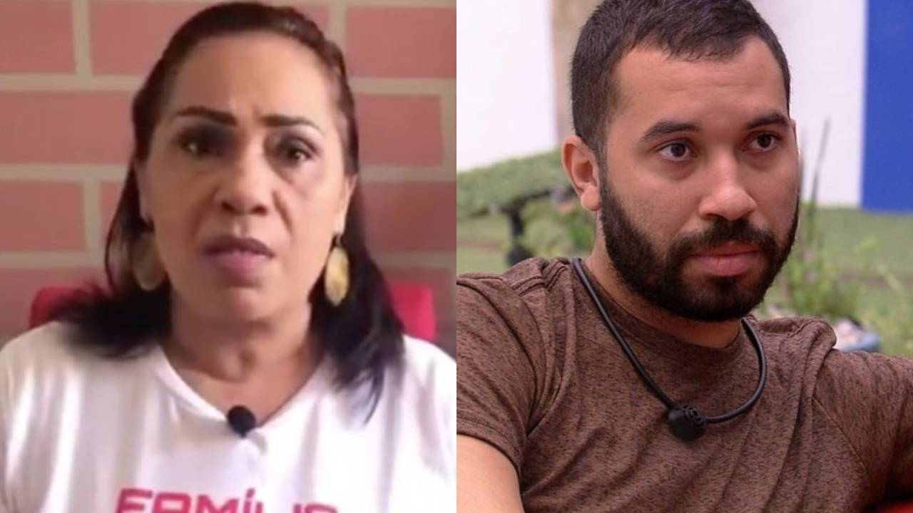 BBB21: Mãe de Gilberto admite receio com tentativa de aproximação do pai: “Boto minha peixeira na mão”