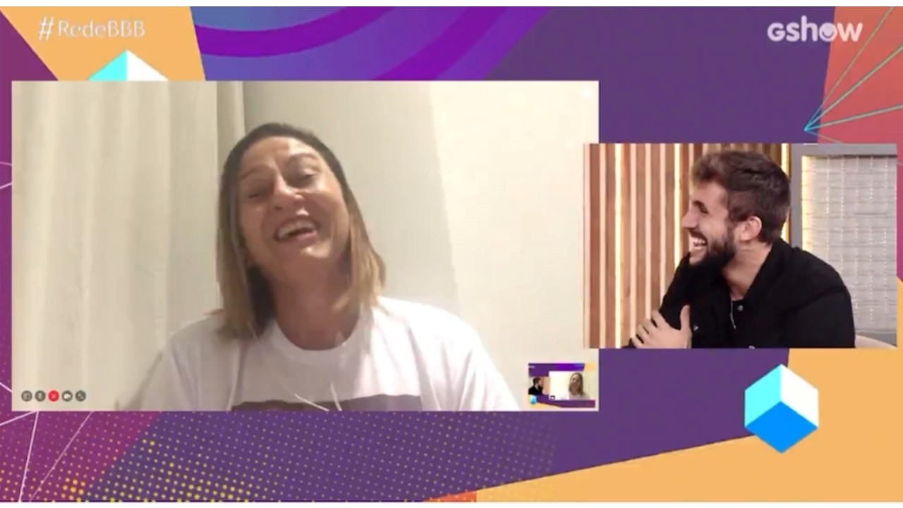 Mãe do ex-brother Arthur do BBB21 diz que torceu pelo romance entre o filho e Carla Diaz: “Tenho paixão por ela”