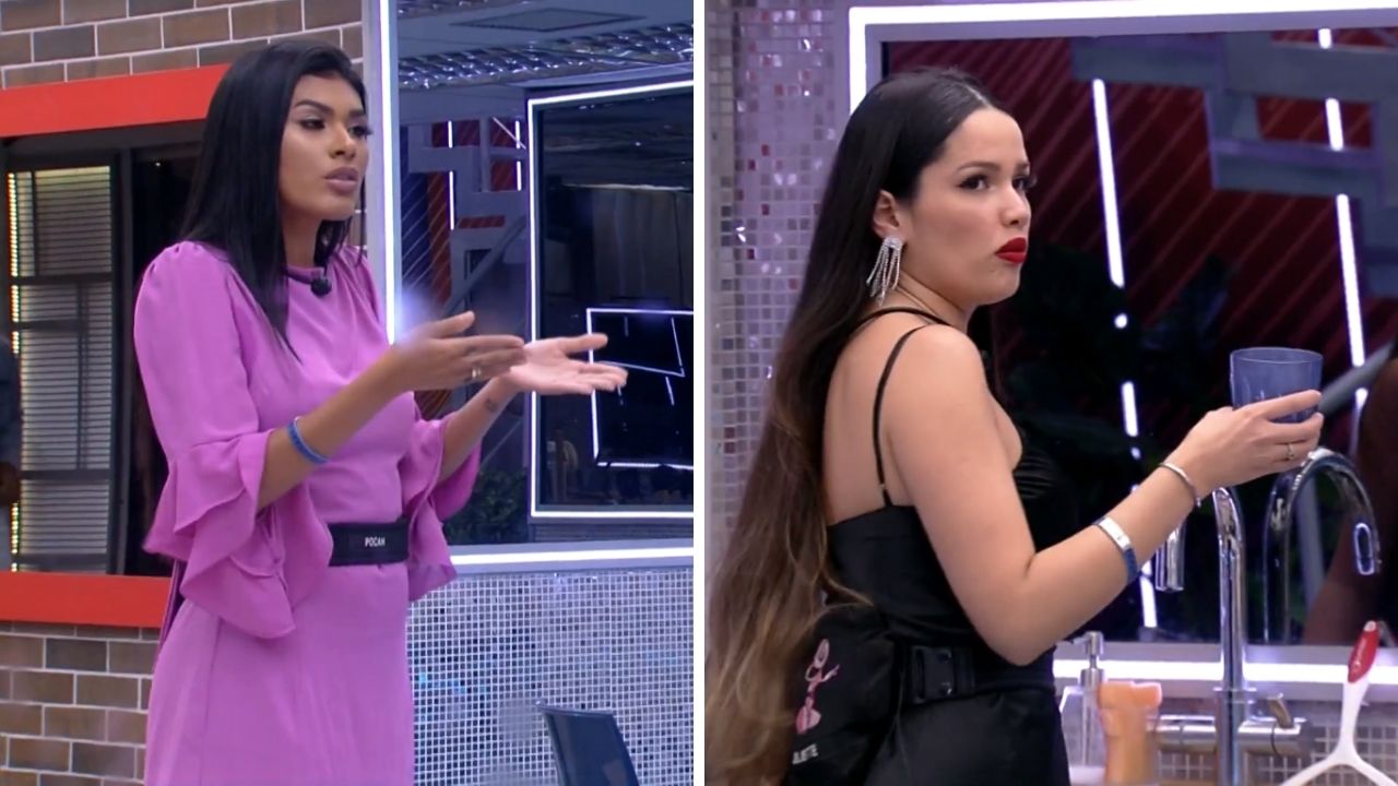 BBB21: Ao vivo, Pocah grita comJuliette e as duas batem boca após voto inesperado: “Sou uma idiota, uma otária”