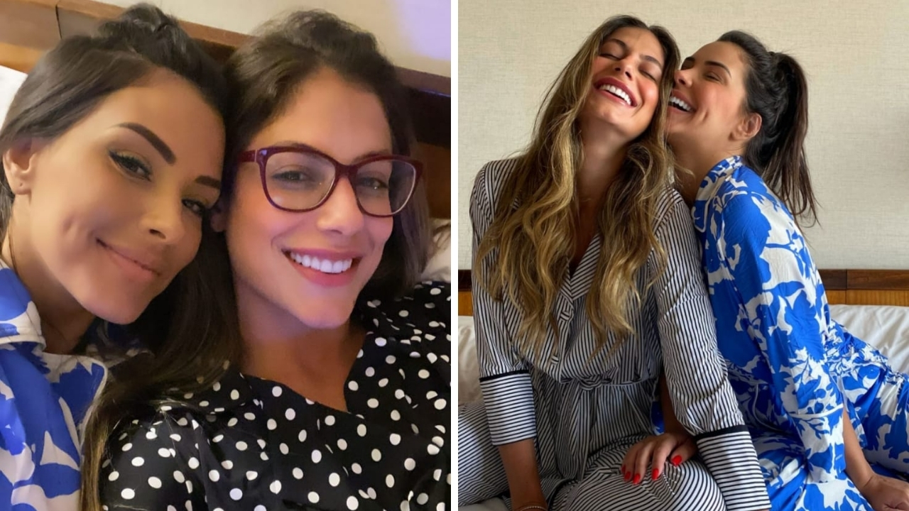 Reencontro! Ex-BBBs Ivy Moraes e Mari Gonzalez passam a noite juntinhas e compartilham cliques na internet