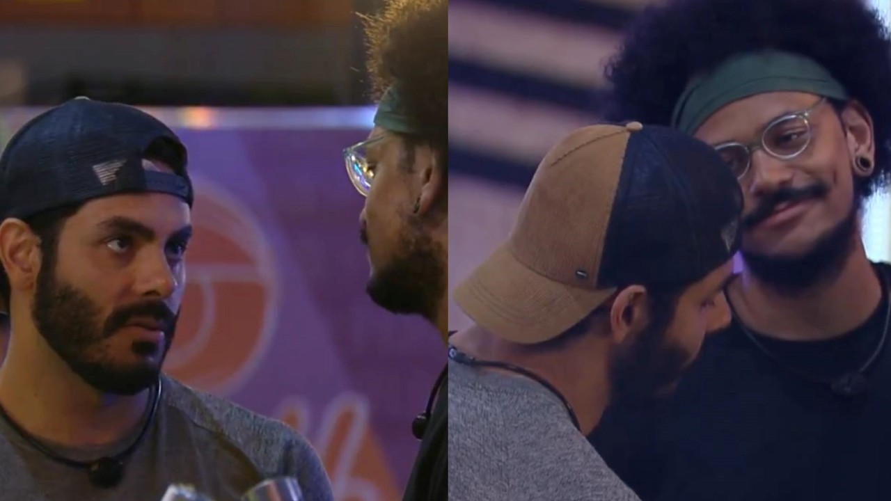 BBB21: Adversários no jogo, Rodolffo e João Luiz têm conversa esclarecedora e brother abaixa a bola: “Quero melhorar”