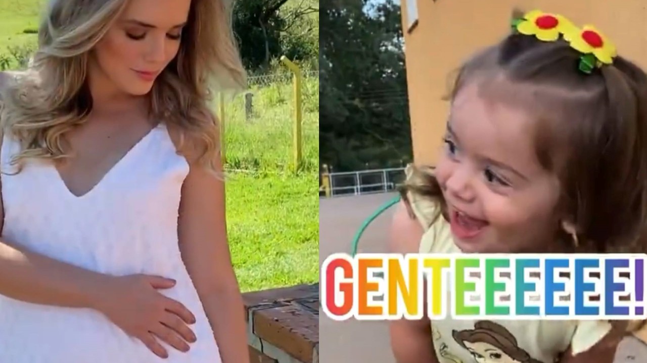 Grávida do segundo filho, Thaeme Mariôto revela sexo e nome do bebê em vídeo comovente: “Forma mais especial”