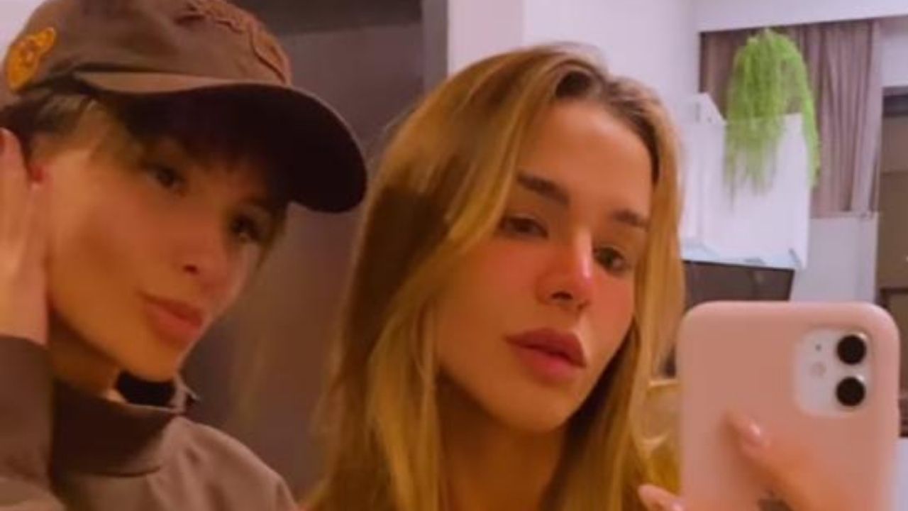 Fora do BBB21, Thaís e Kerline se encontram pela primeira vez e celebram amizade : “A gente tá fofocando”