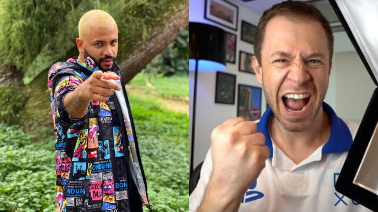 Tiago Leifert comenta na foto do ex-BBB Projota e recebe convite para duelo inesperado: “Tô só esperando”