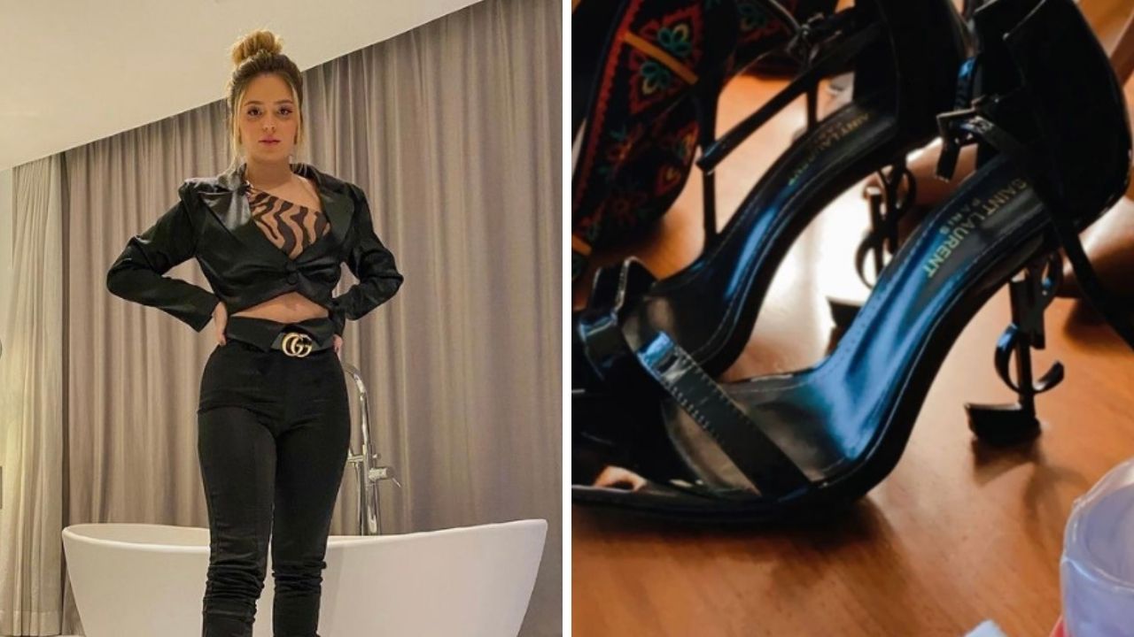 Ex-BBB Viih Tube recebe críticas por usar réplica de salto de grife e dispara: “Não tenho paz”
