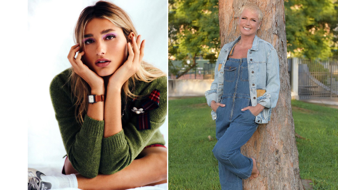 Sasha Meneghel se emociona ao ver Xuxa usando peças de roupas criadas por ela: ”Que alegria”