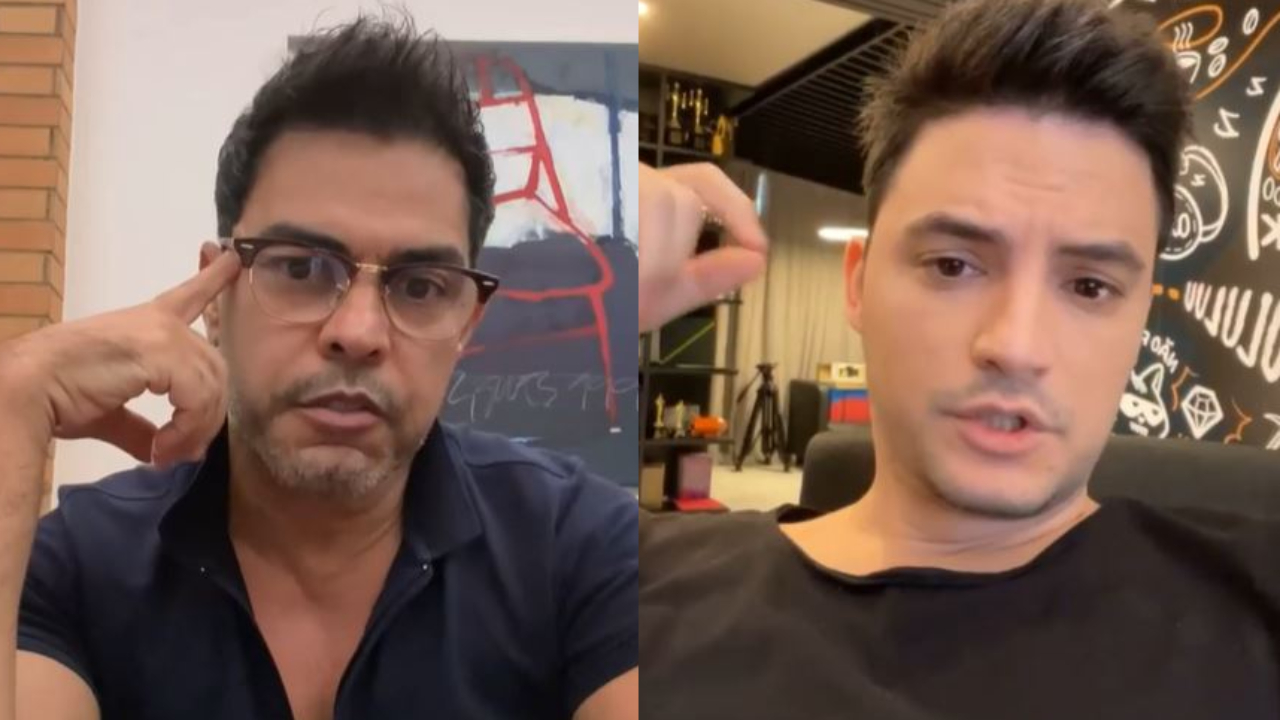 Zezé Di Camargo entra em confusão com Felipe Neto e solta os cachorros: “Qual a experiência de vida desse pivete?”