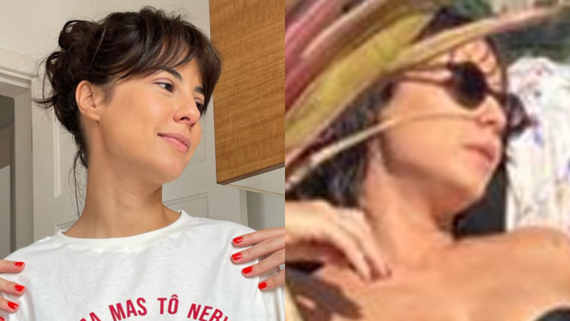 Andréia Horta impressiona com corpão de biquíni sem alça: “Saúde é estar de boa”