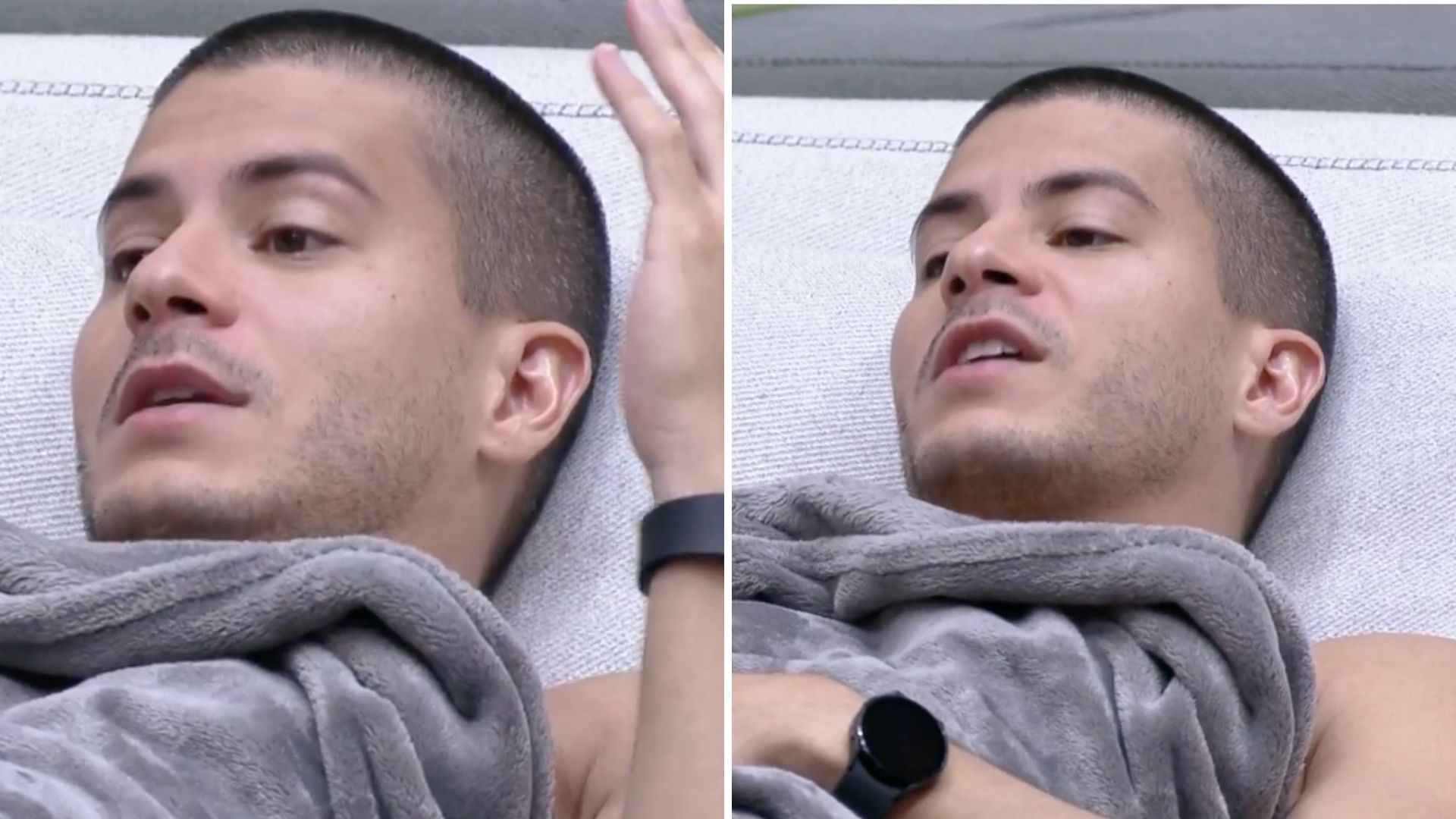 BBB22: Pelas costas, Arthur Aguiar apunhala brother e questiona: “Isso não é real”