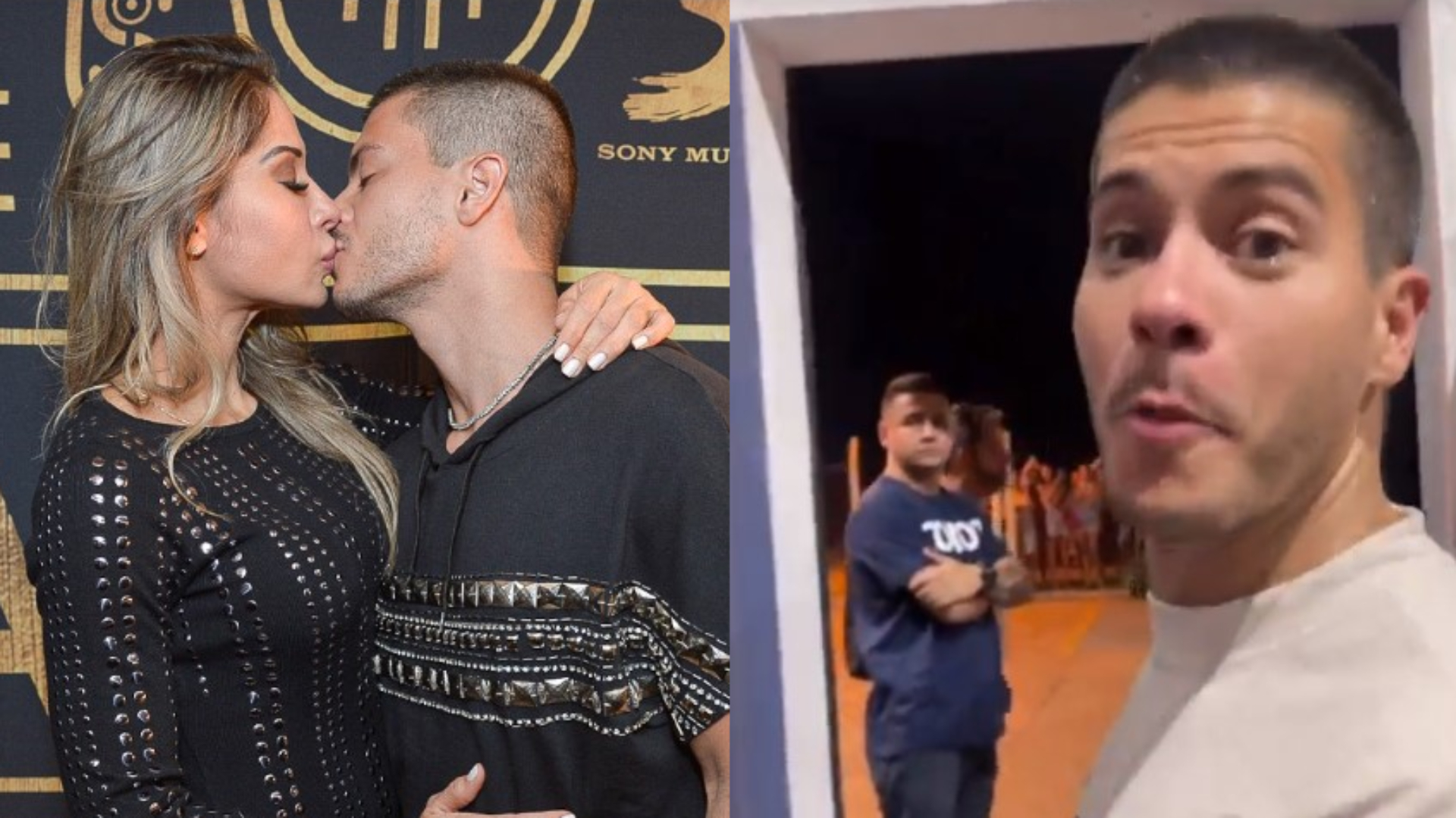 Arthur Aguiar beija muito Maira Cardi em show e mostra legião de fãs: “Só robôs”