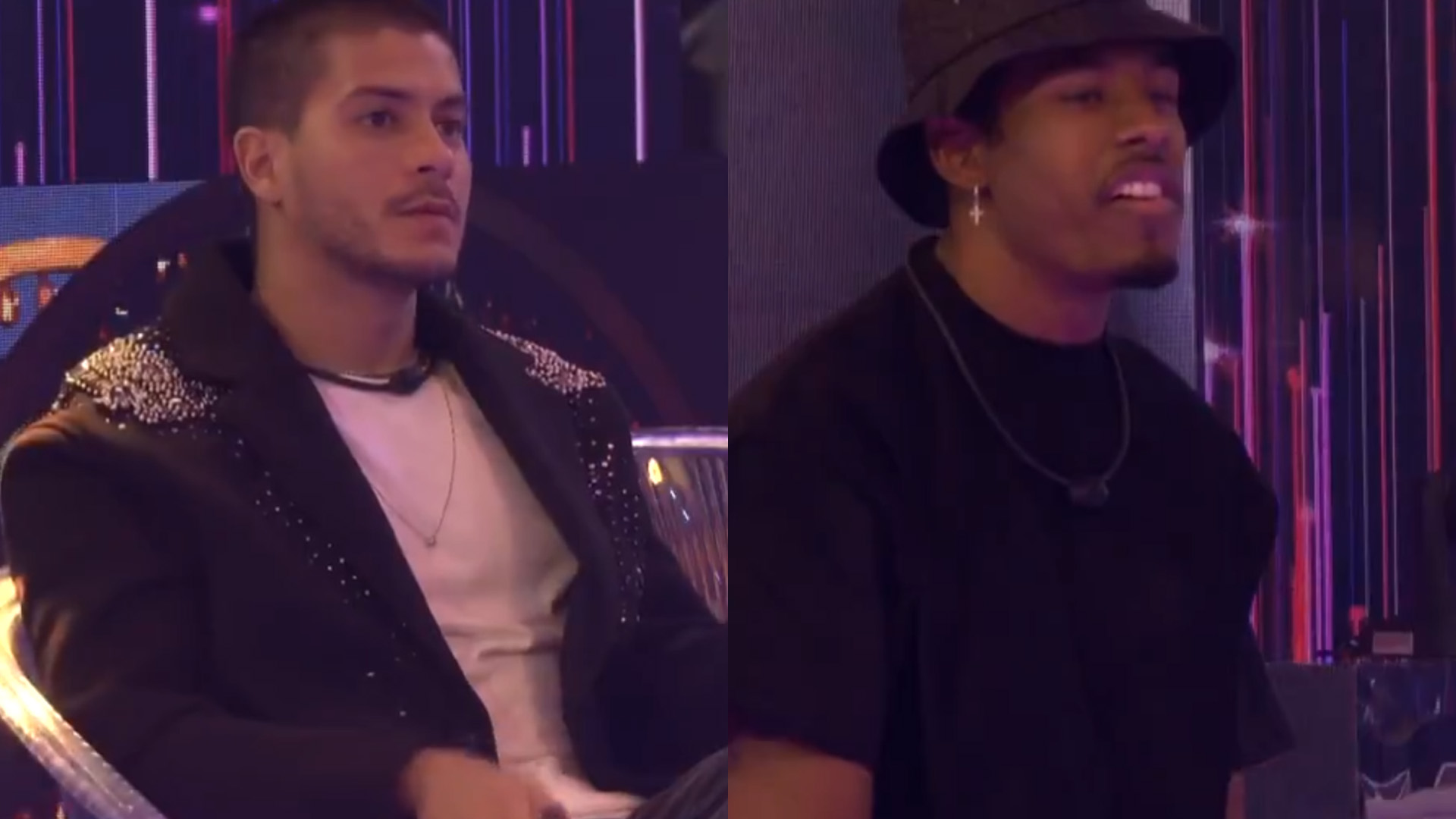 BBB22: Arthur Aguiar e Paulo André se bicam em festa: “Larga de ser rabugento”