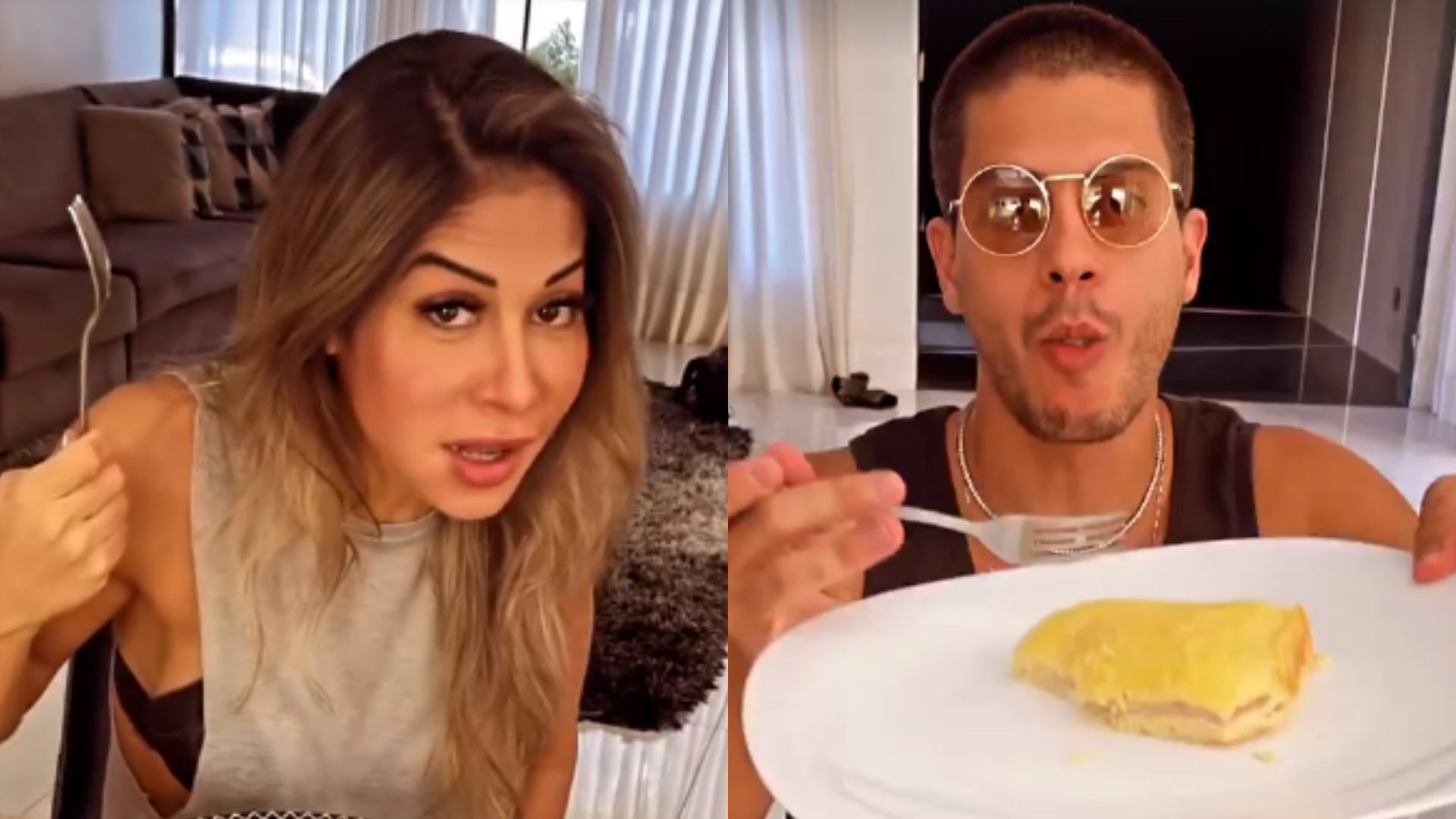Durou pouco! Arthur Aguiar fura a dieta no primeiro dia pós-BBB: “Sacanagem”