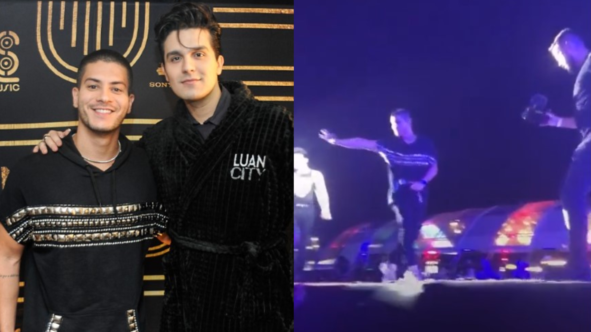 Arthur Aguiar deixa palco de Luan Santana ovacionado por fãs: “É campeão”