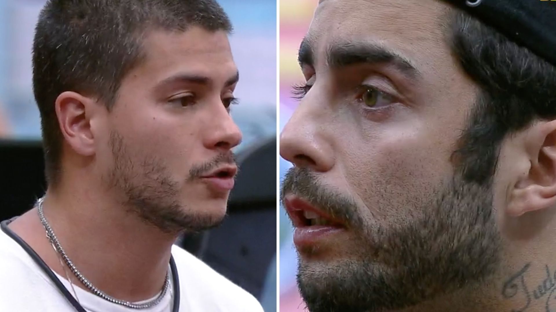 BBB22: Arthur Aguiar tira satisfações com Pedro Scooby: “Me chateou muito”