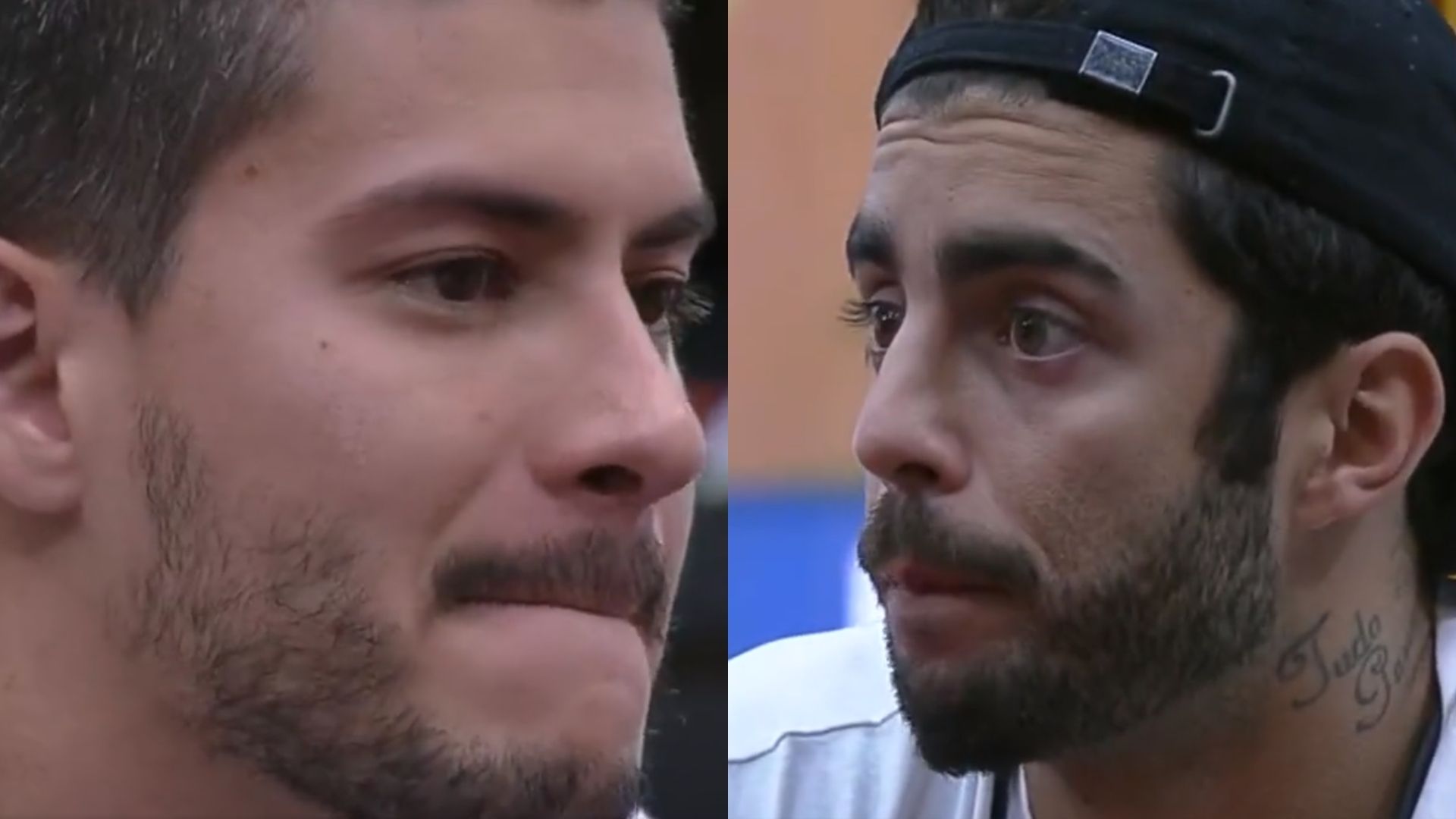 BBB22: Estratégia? Arthur pede para Scooby guardar segredo: “Não quero que saibam”