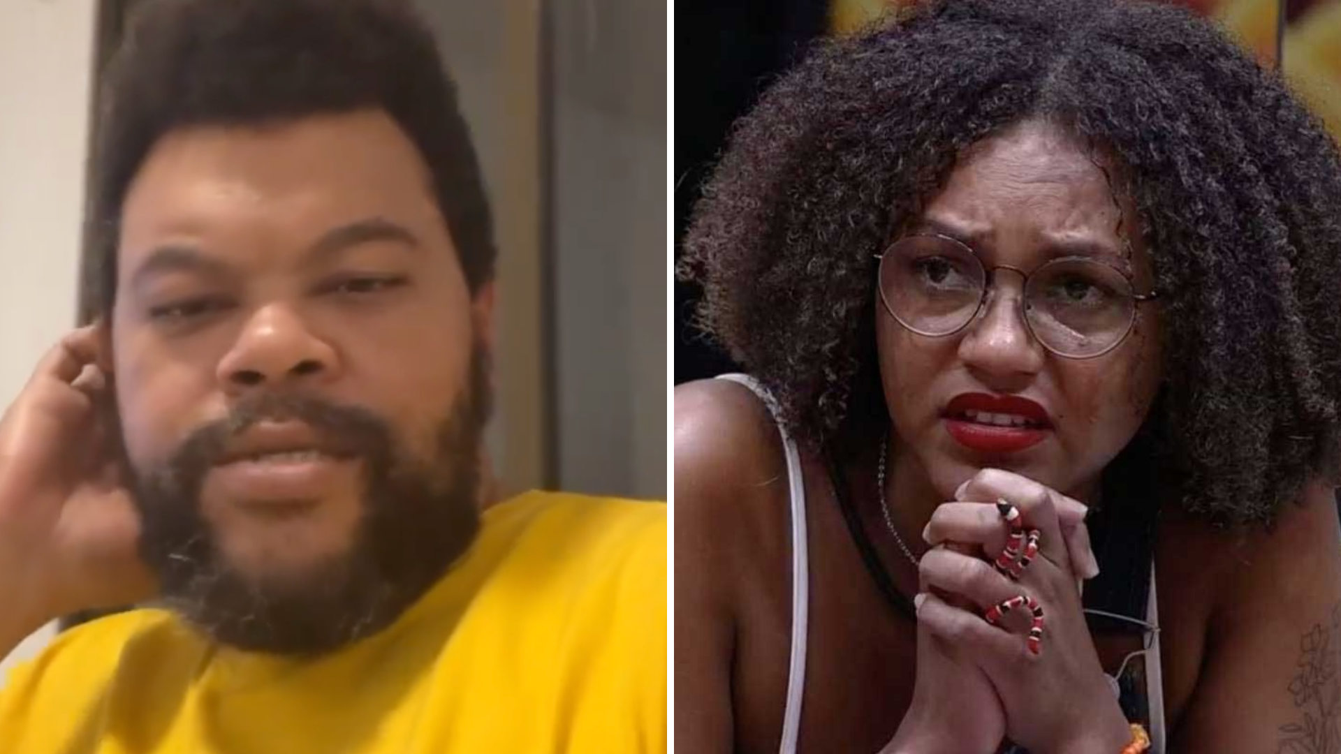 Incrédulo, Babu Santana detona eliminação de Jessi do BBB22: “Está estranho”