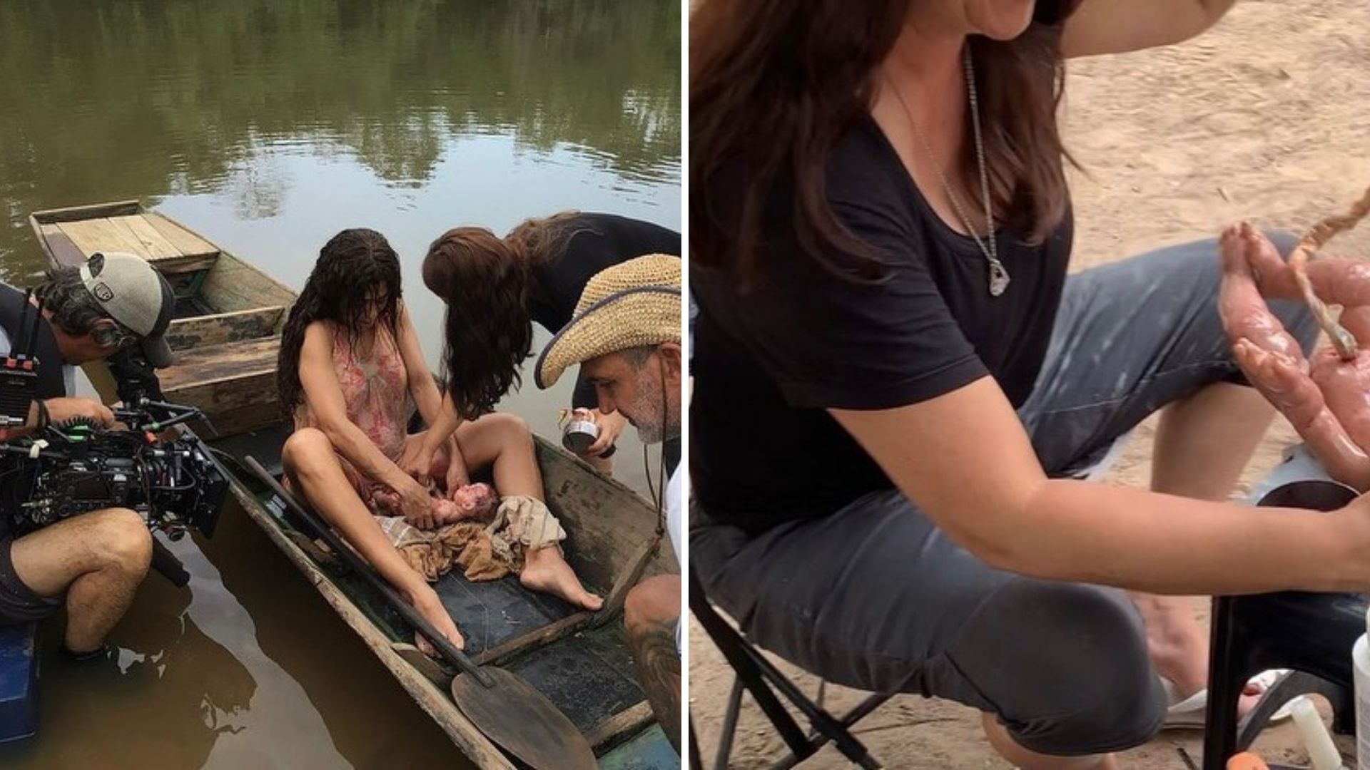 Boneco realista e sangue falso: Os bastidores do nascimento de Juma em ‘Pantanal’
