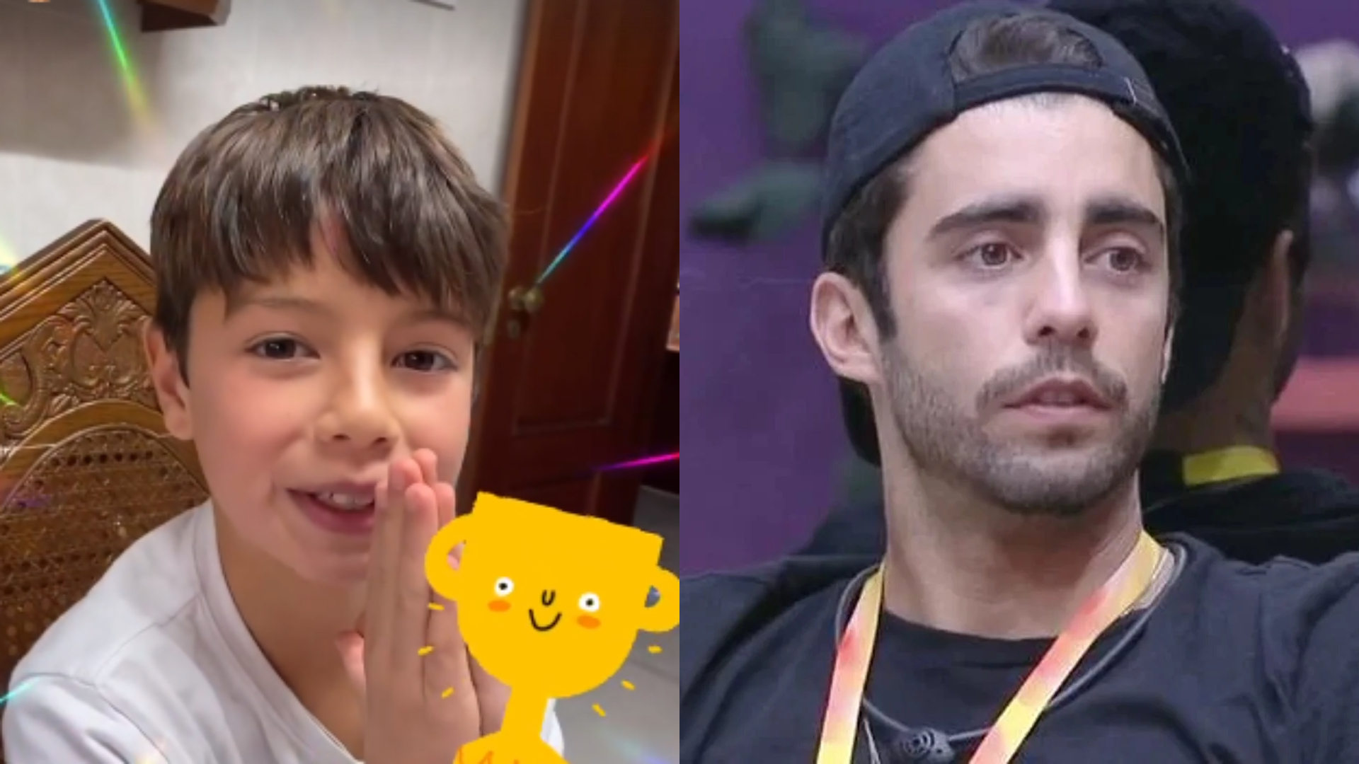 BBB22: Raridade! Filho de Scooby comove ao pedir permanência do pai: “Que amor”
