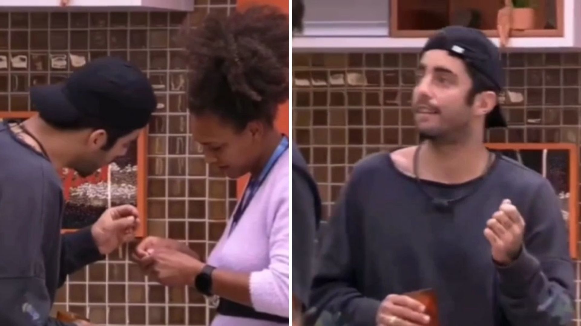 BBB22: Pedro Scooby e Jessilane levam bronca ao comerem decoração: “Será?”