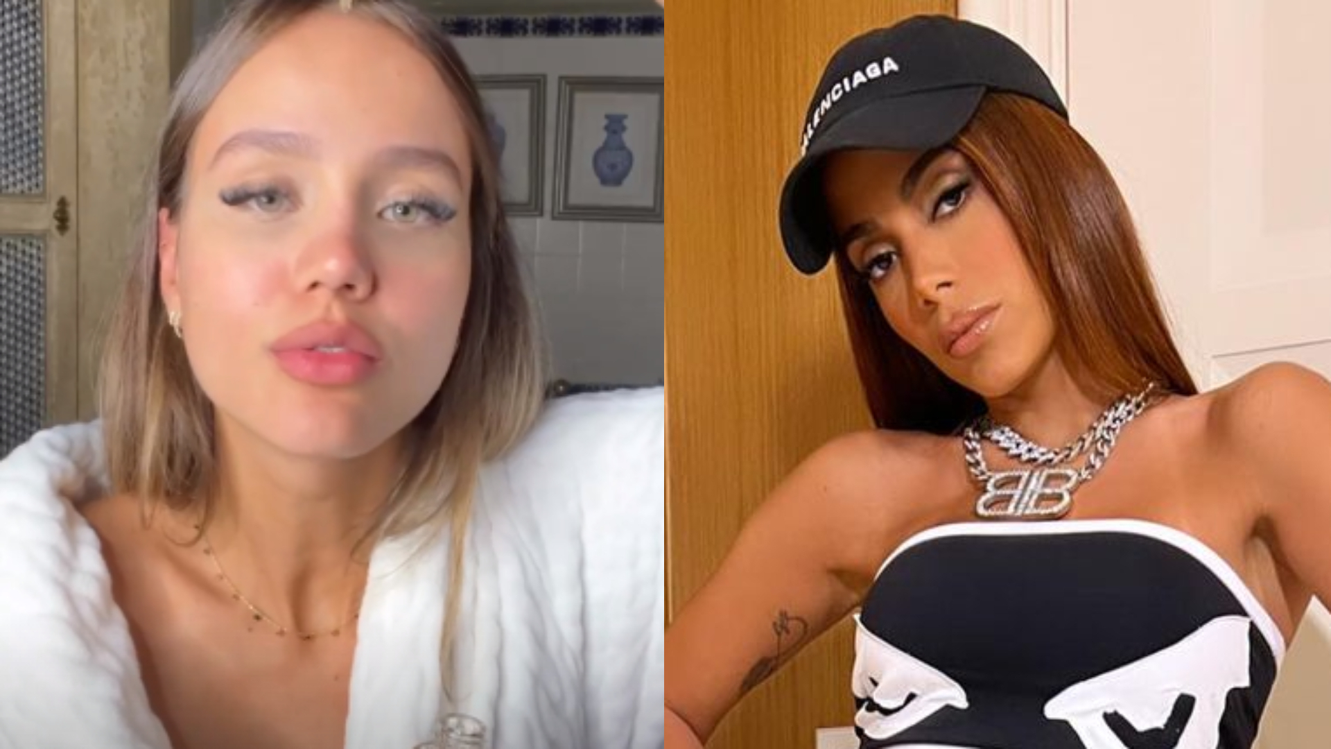 Esposa de Sorocaba, Biah Rodrigues desce a lenha em Anitta: “Não me representa”