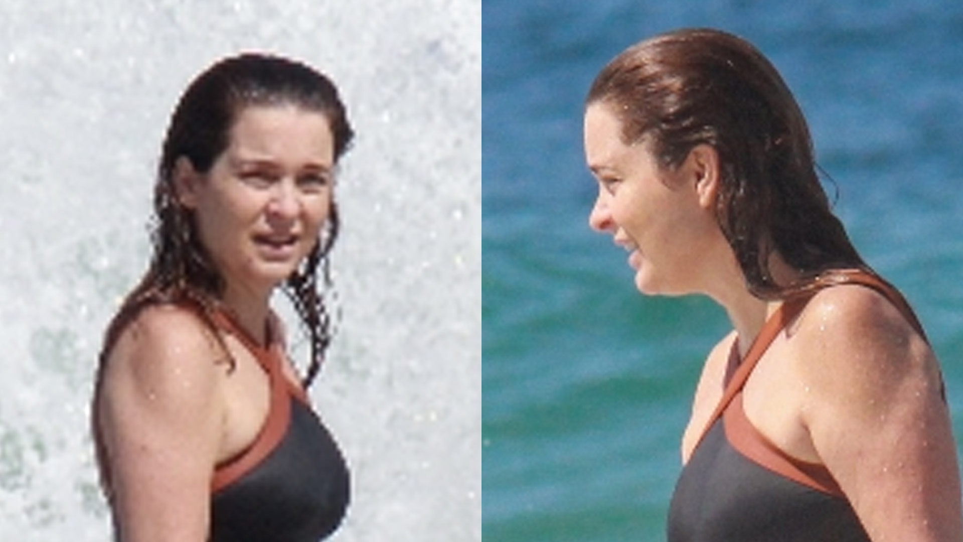 Claudia Abreu faz raríssima aparição com os filhos em dia de praia