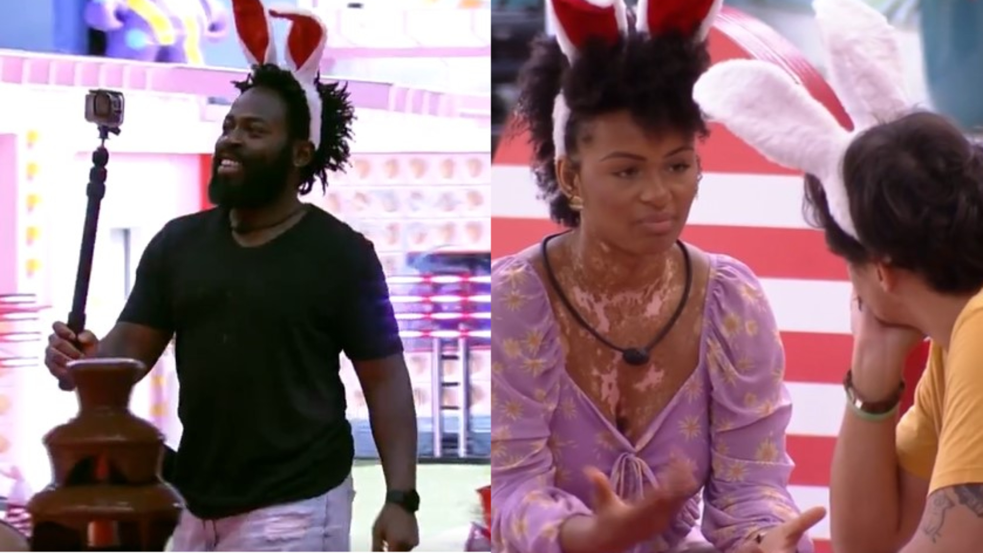 BBB22: Douglas Silva debocha de treta entre Natália e Eliezer: “Couro comendo”