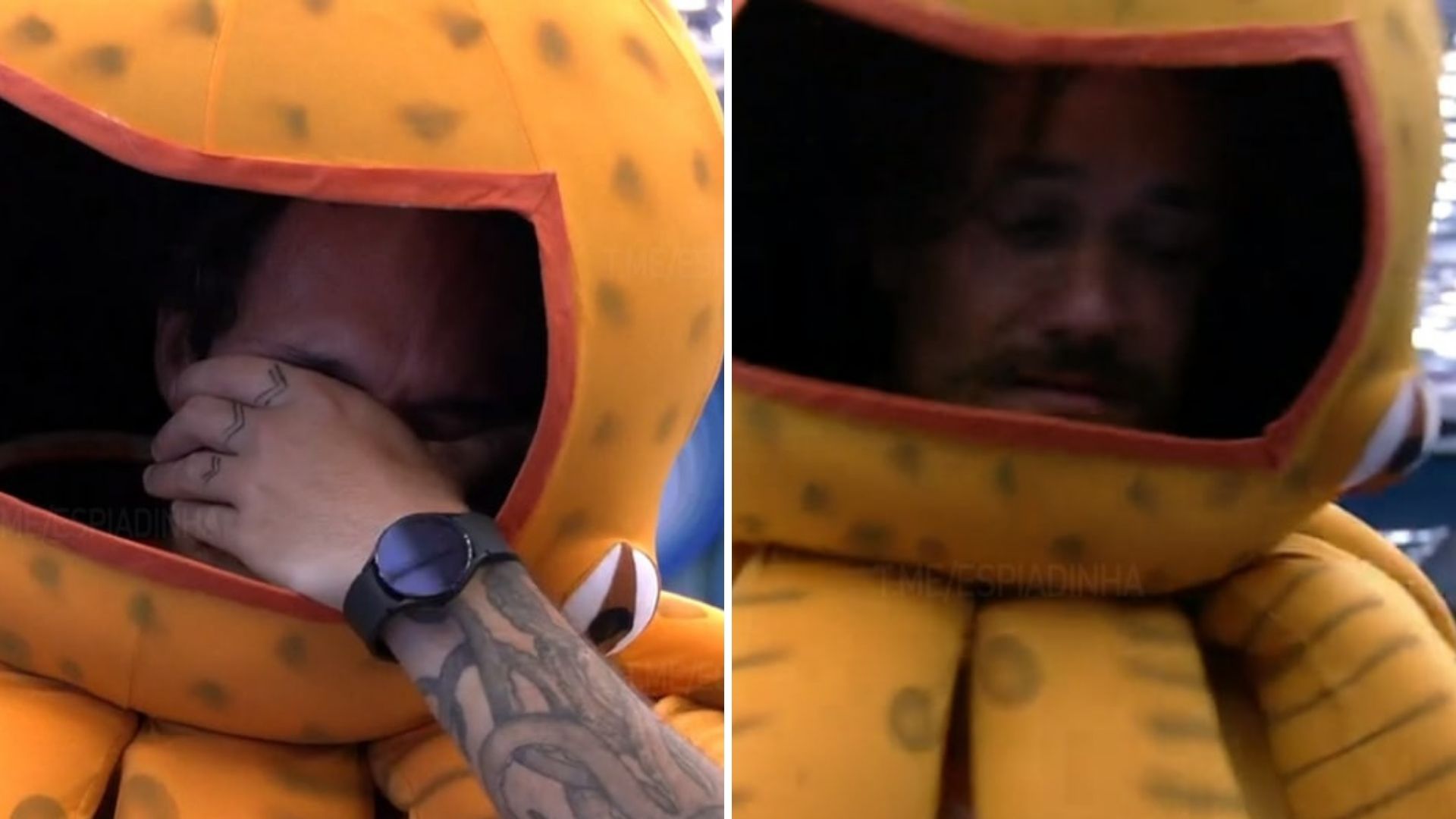 BBB22: Aos prantos, Eliezer se abala e reclama sozinho de sister: “Estou cansado”