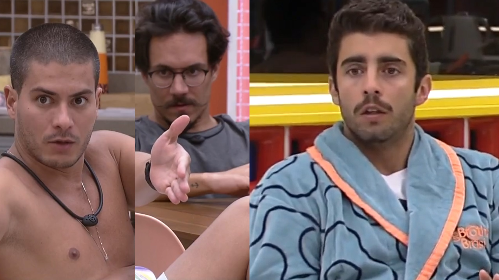 BBB22: Eliezer e Arthur Aguiar se unem e detonam Pedro Scooby: “Fala várias”