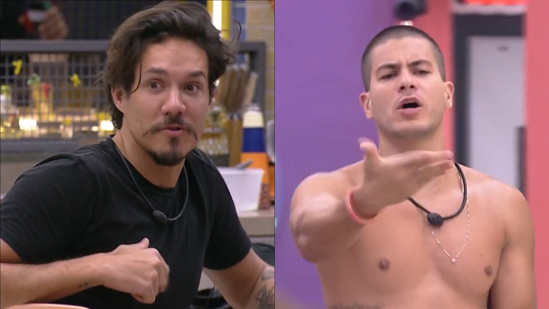 BBB22: Eliezer manda Arthur Aguiar desistir do programa: “Aperta o botão”