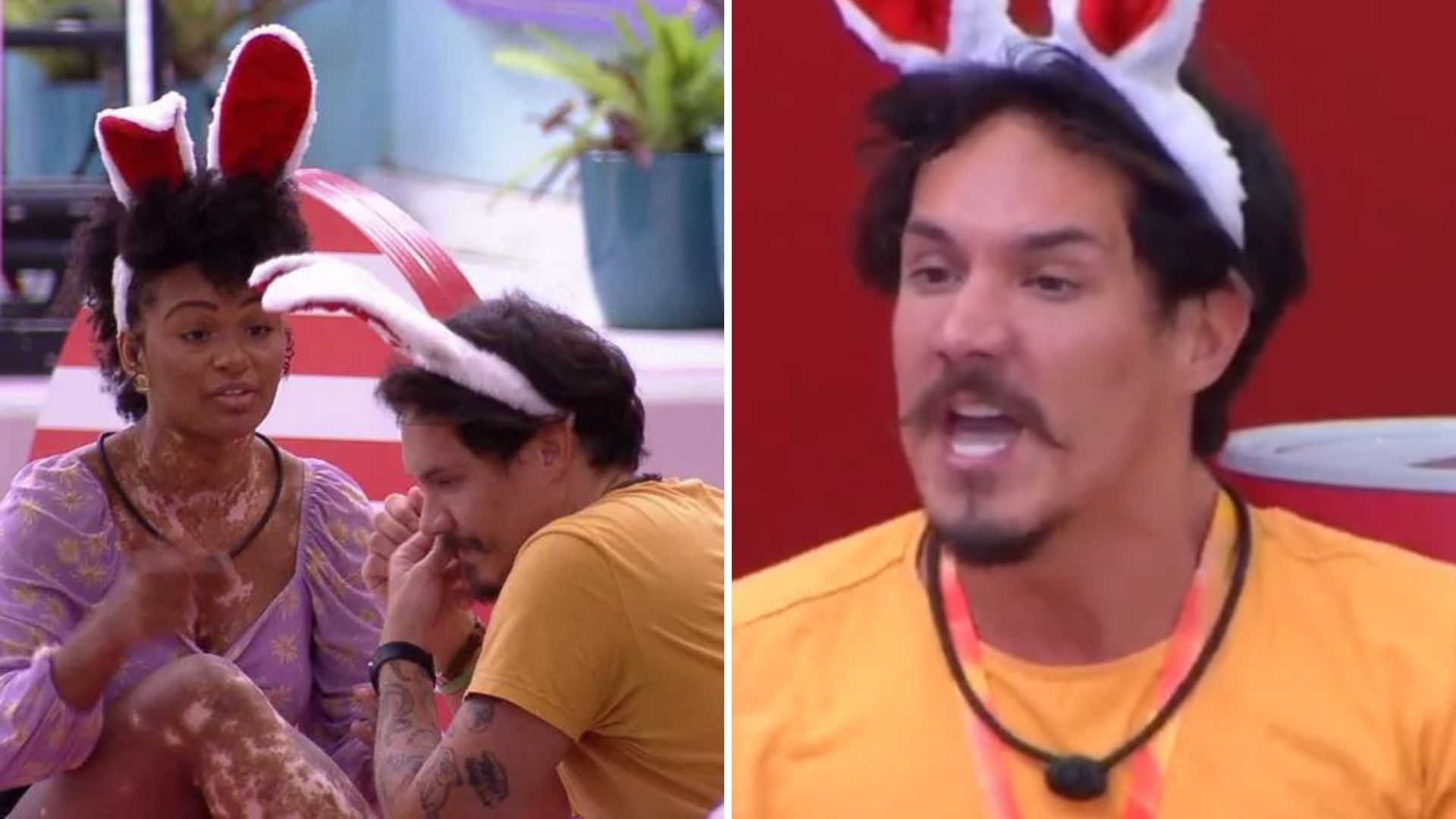 BBB22: Eliezer perde a linha e grita com Natália: “Quer me tirar de otário?”