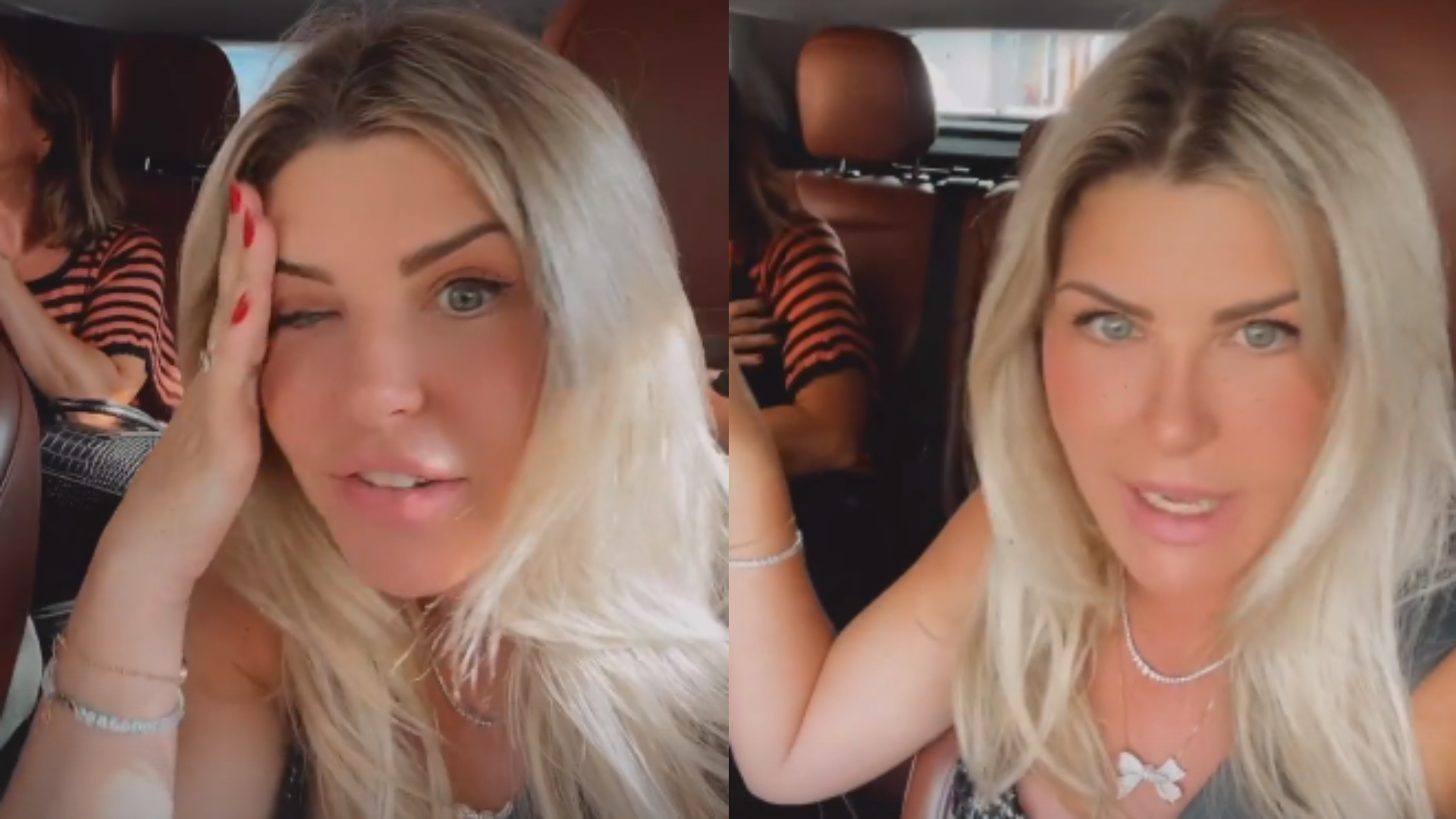 Ex-BBB Íris Stefanelli tem carro invadido por ladrões e se desespera: “Nervoso”