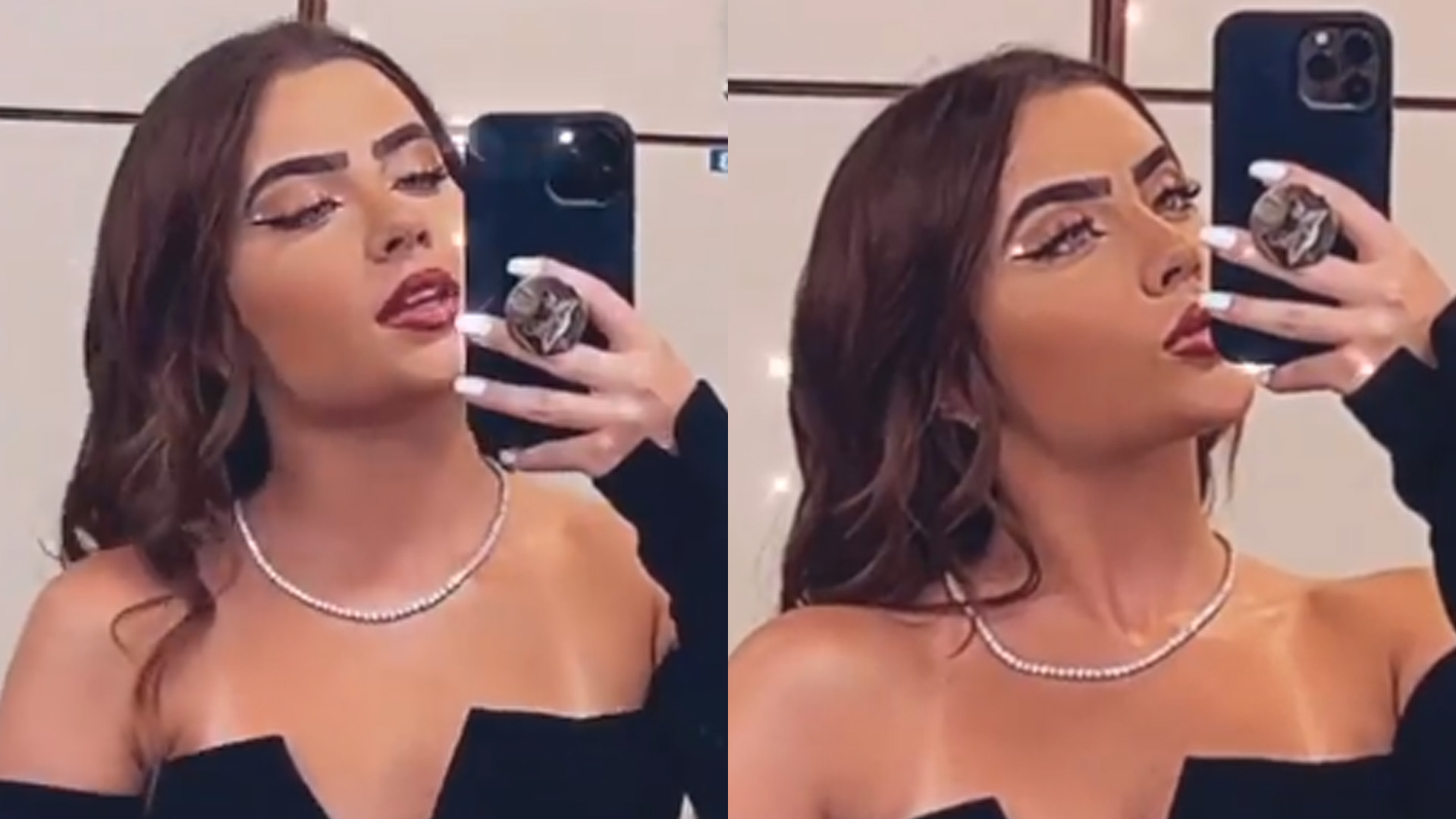 Ex-BBB Jade Picon ostenta look de R$ 7 mil e exibe decote farto sem sutiã